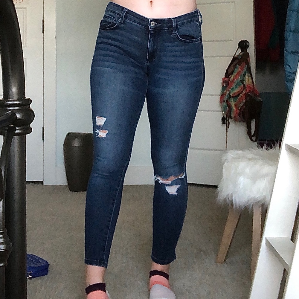 Dark blue jean